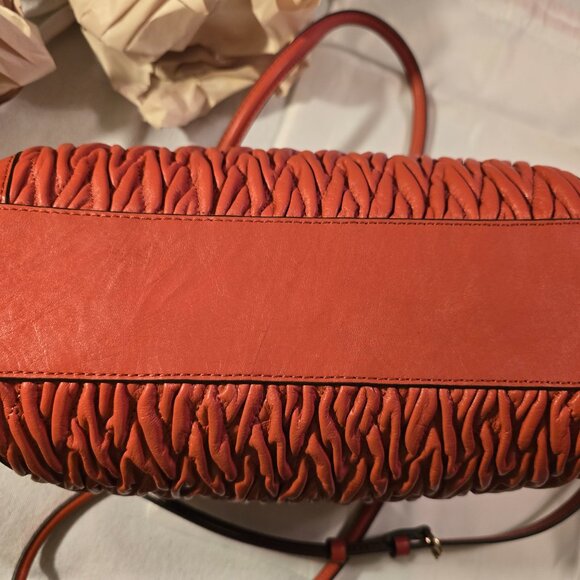 Coach Limited Edition 70th Anniversary Dark Pink Gather MADISON Purse Leather - Picture 15 of 16